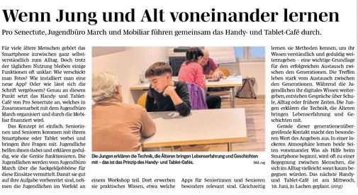 Zeitungsbericht Pro Senectute 28.05.2026